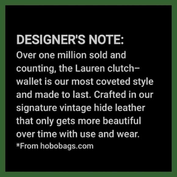 HOBO The Original Vintage Warm Floral Print Leather 'Lauren' Wallet/Clutch - Picture 8 of 11